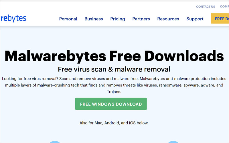 Tải Malwarebytes